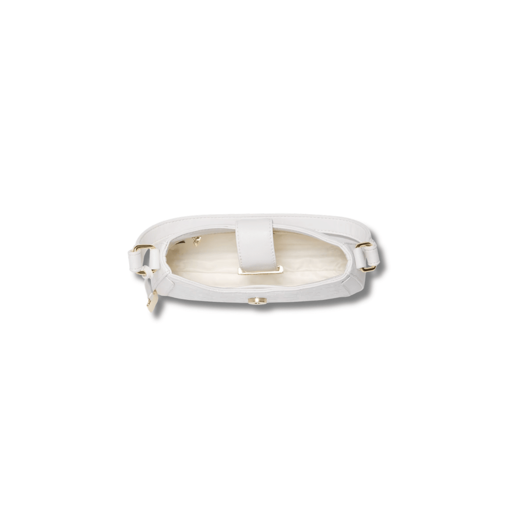 GUESS Sabrina Mini Shoulder Bag White