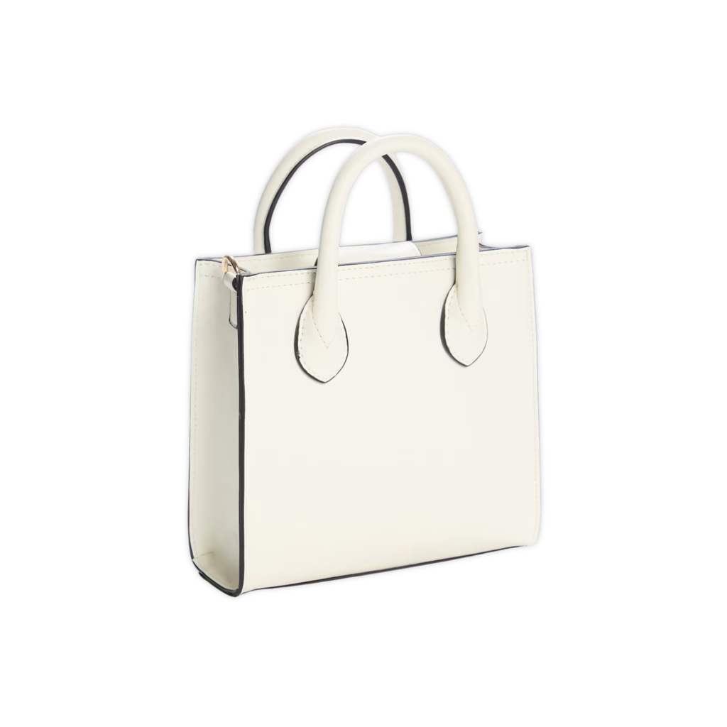 GUESS Irvington Mini Tote Cream