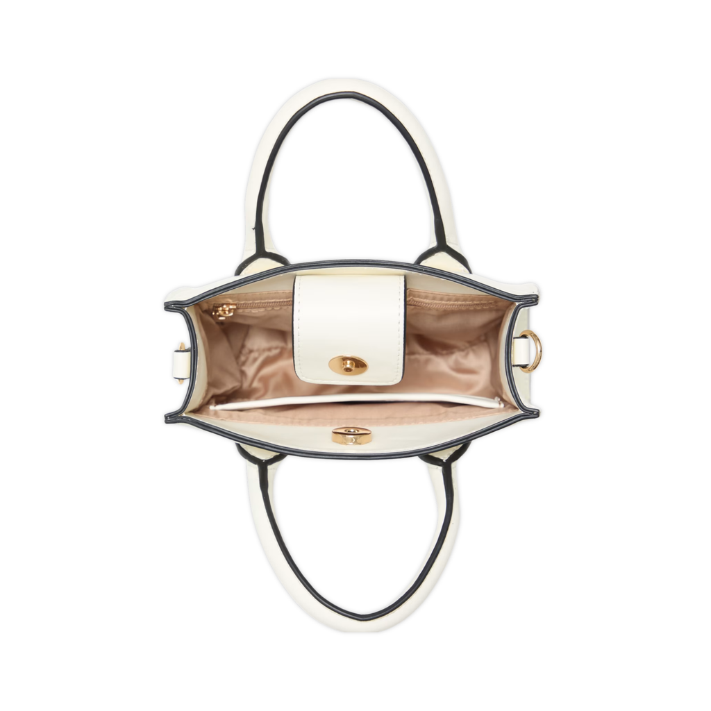 GUESS Irvington Mini Tote Cream