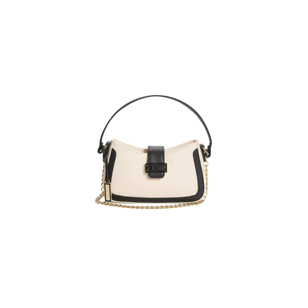 GUESS Sabrina Mini Shoulder Bag Stone