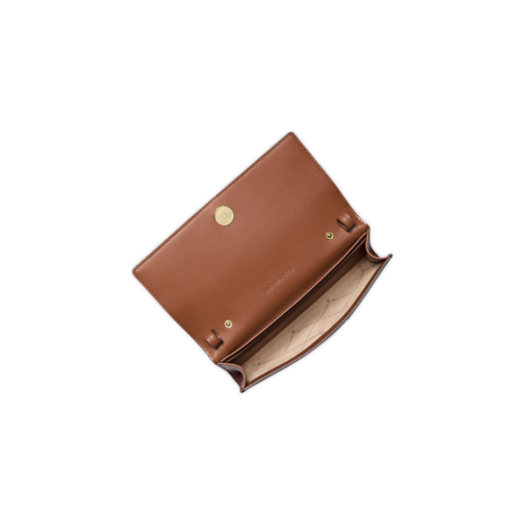 Michael Kors Carson Large Signature Logo Convertible Crossbody Bag Brown
