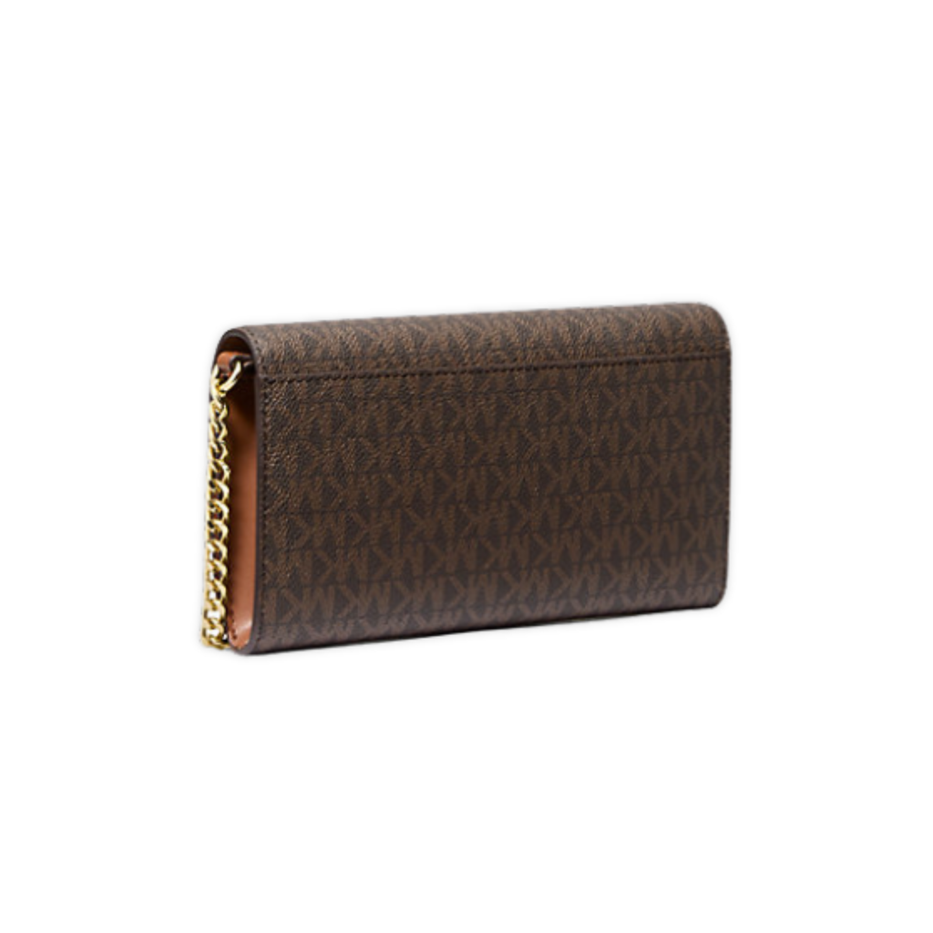 Michael Kors Carson Large Signature Logo Convertible Crossbody Bag Brown