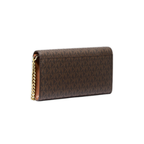 Michael Kors Carson Large Signature Logo Convertible Crossbody Bag Brown