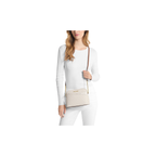 Michael Kors Jet Set Travel Dome Medium Logo Crossbody Bag Vanilla