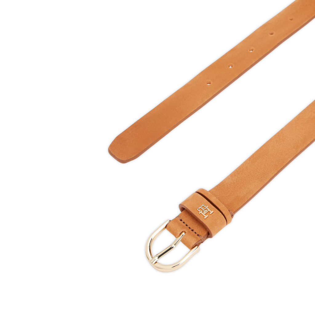 Tommy Hilfiger Essential Monogram Logo Leather Belt