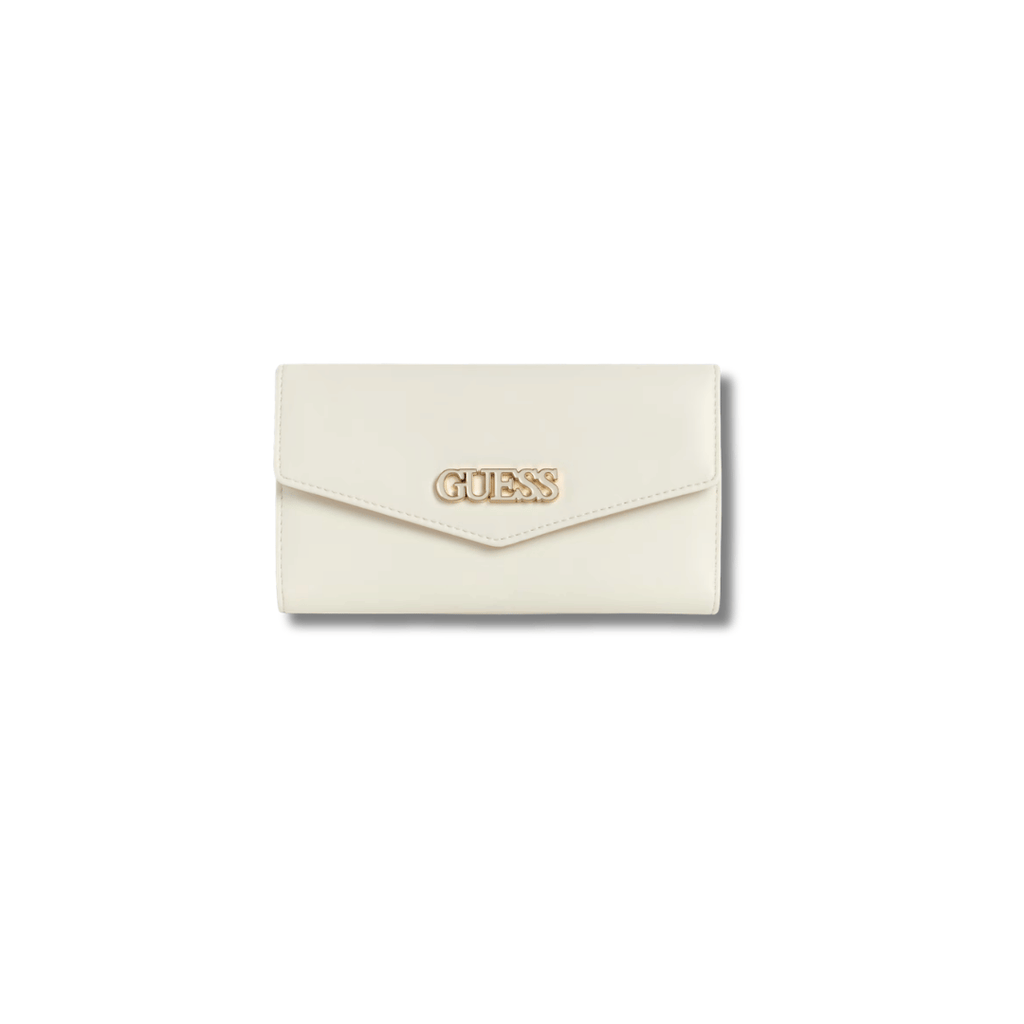 Guess Hallow Lane Slim Clutch Wallet Milk