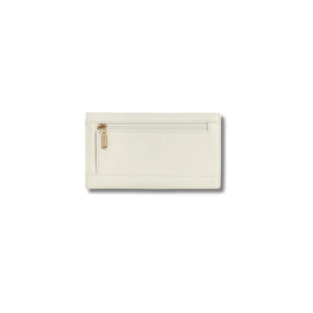 Guess Hallow Lane Slim Clutch Wallet Milk