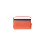 Michael Kors Jet Set Travel Medium Color Block Wallet Pop Orange Multi
