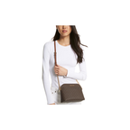 Michael Kors Jet Set Travel Dome Medium Logo Crossbody Bag Brown