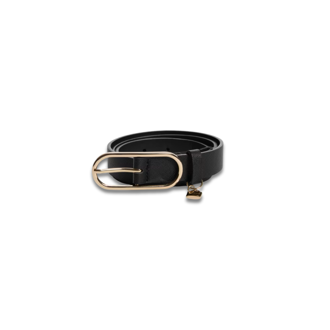 Guess Lock Charm Oval Buckle Belt