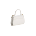 GUESS Sabrina Top-Handle Mini Bag White