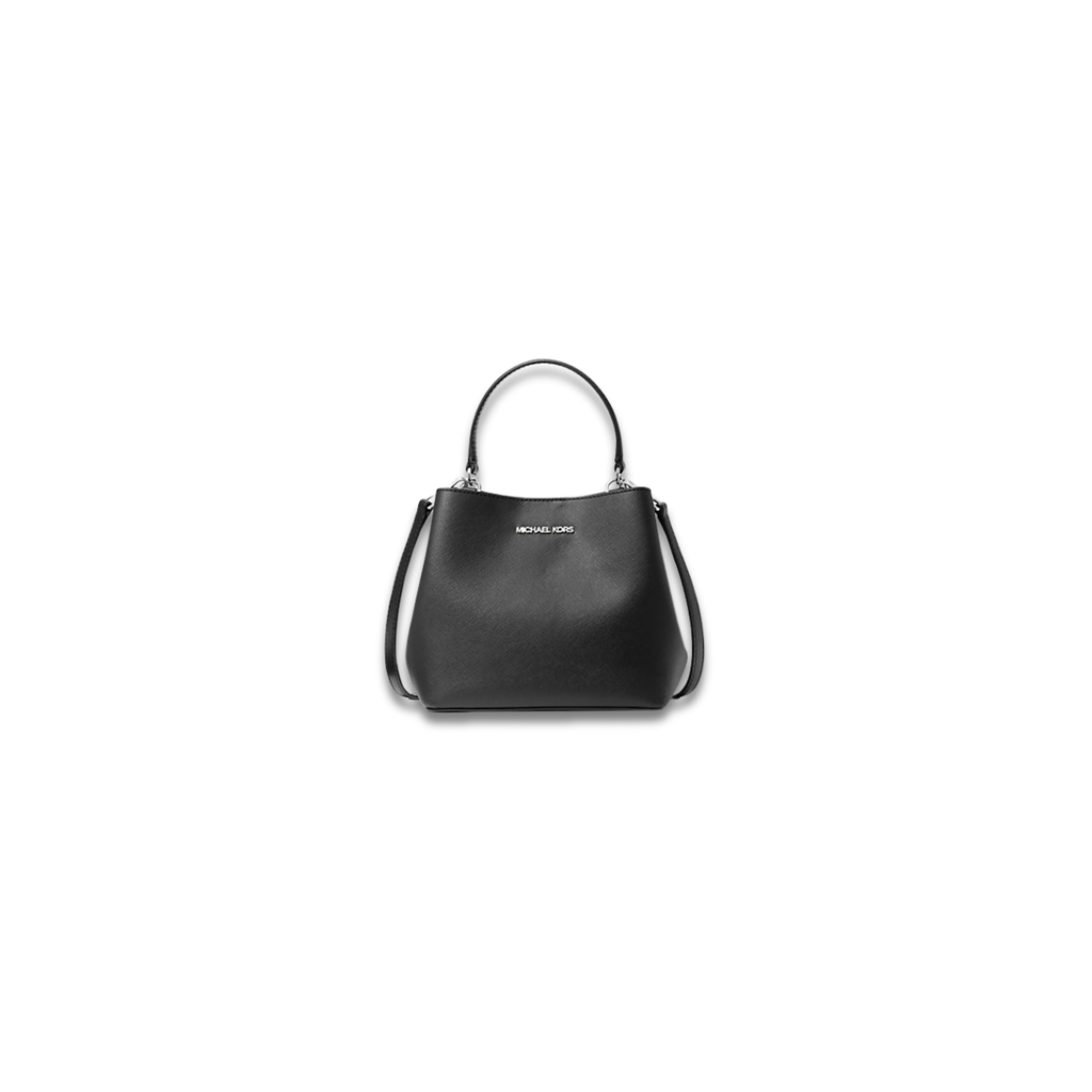Michael Kors Pratt Small Convertible Shoulder Bag Black